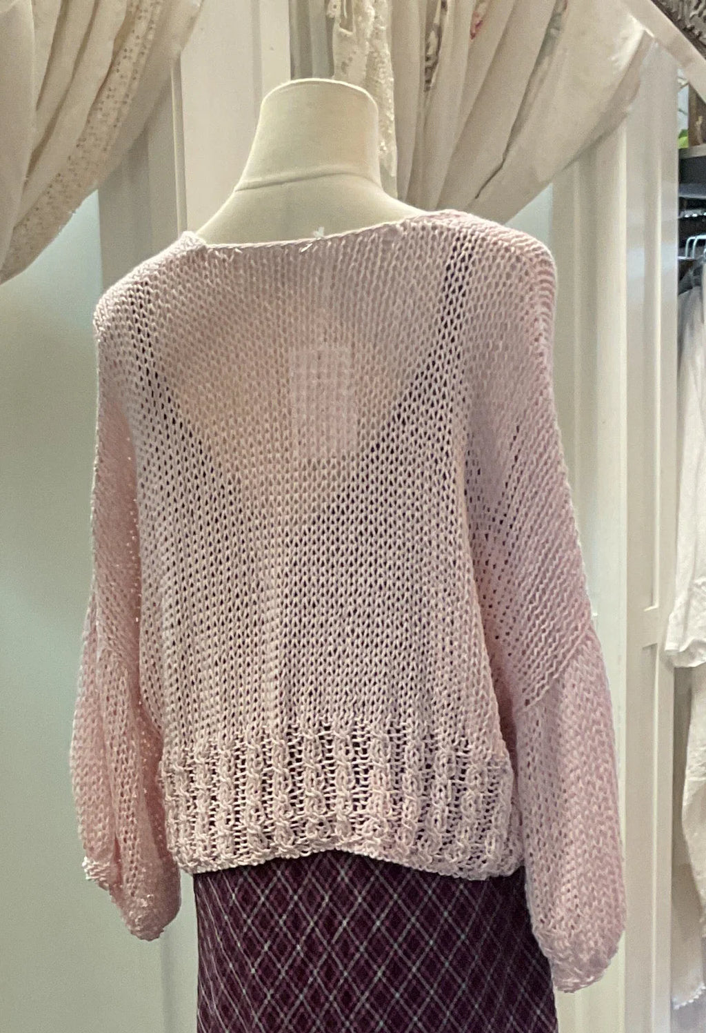 ‘Belle’ Cardi in Dusky Pink