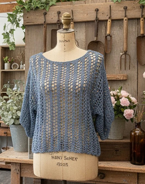 ‘Straight Laced’ in Dusky Blue