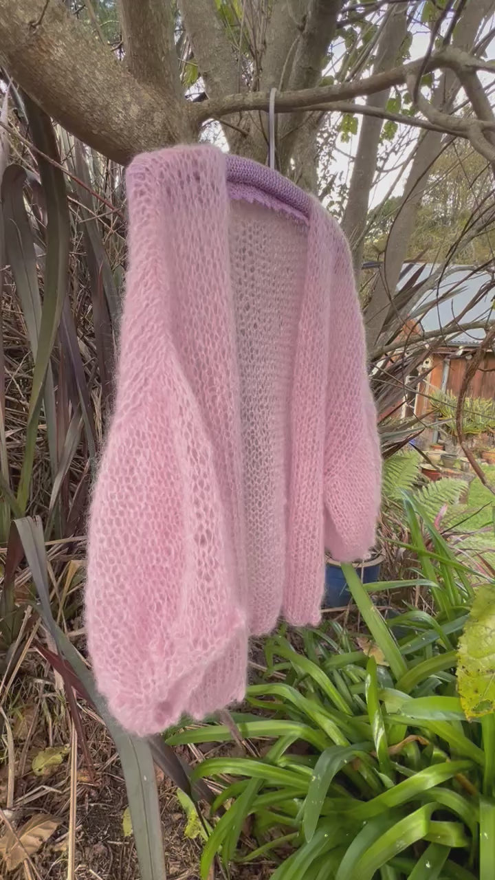 ‘Lucy Bobble Cardi’ in Pink