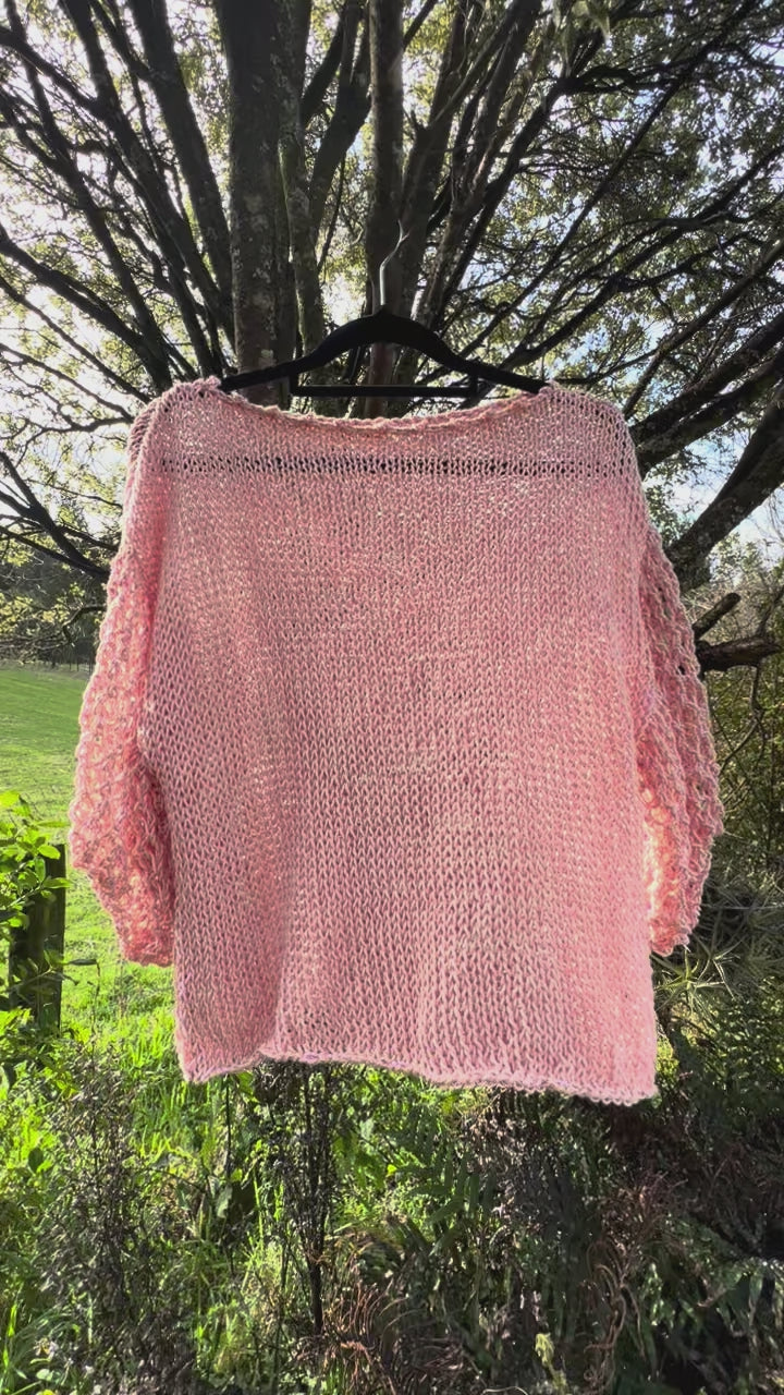 'Billie' Top in Dusky Pink